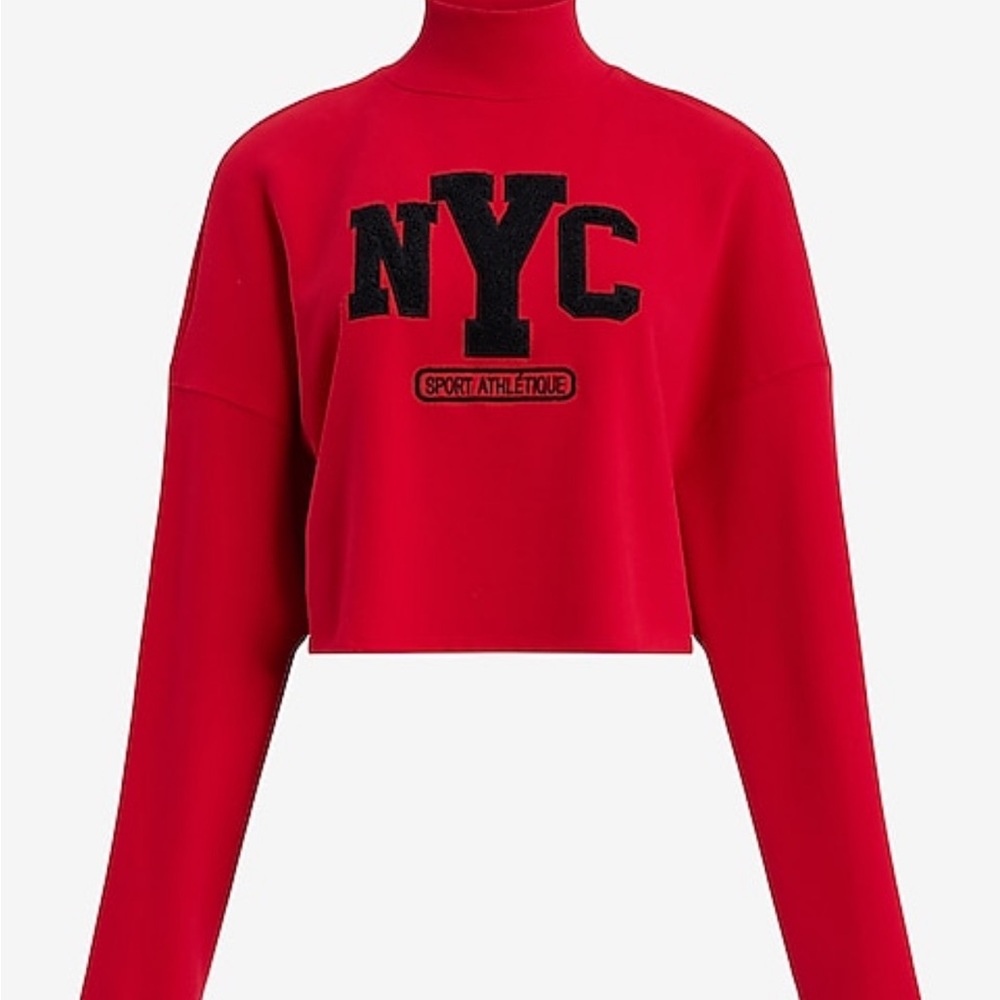 BNWT EXPRESS Cropped ‘NYC’ Sweatshirt